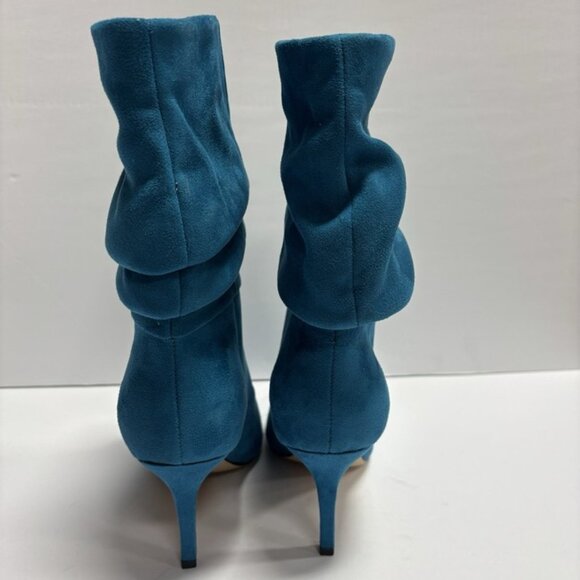 Nine West Women’s Slouch 2, Blue Mid Calf Boots, Size 8 M - Picture 4 of 7